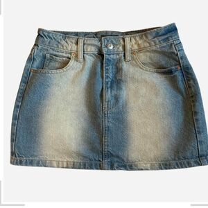 Pre-owned Classic Blue Denim Skirt